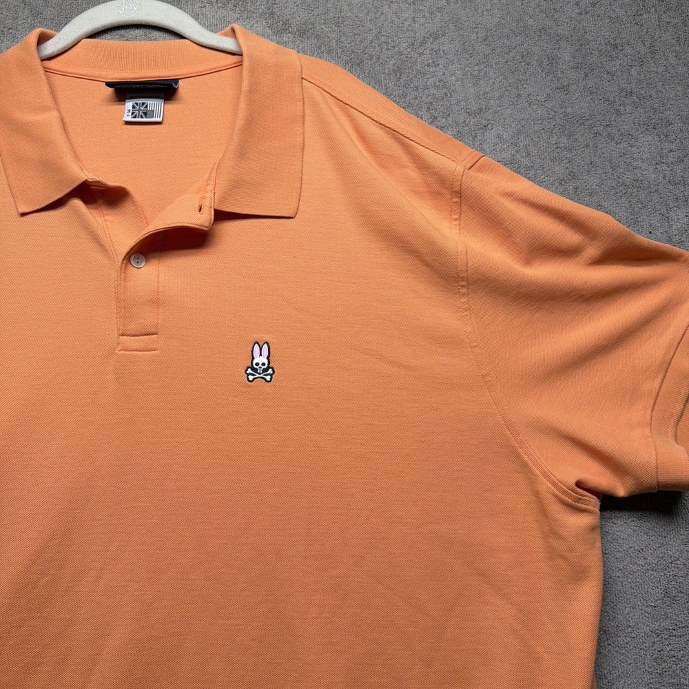 Psycho Bunny Polo Shirt Classic Sporty Preppy Golf Casual Short Sleeve Men's XL